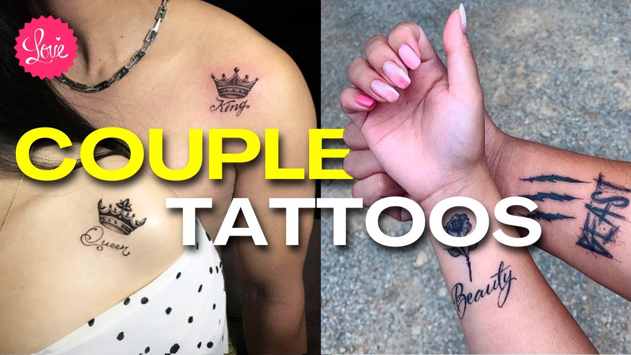 Top 50 Meaningful Tattoos for Couples in Love 🖤 | Couple Tattoo