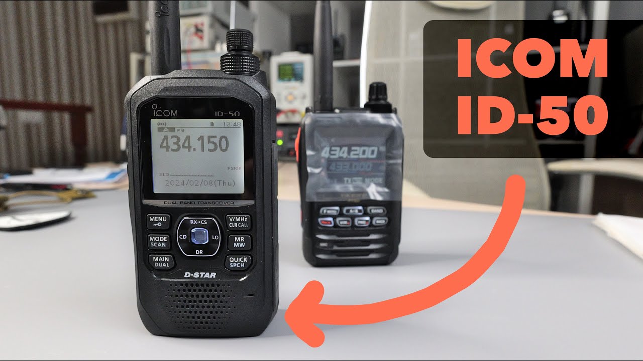 Icom ID-50. Одна из лучших радиостанций в 2024 году!