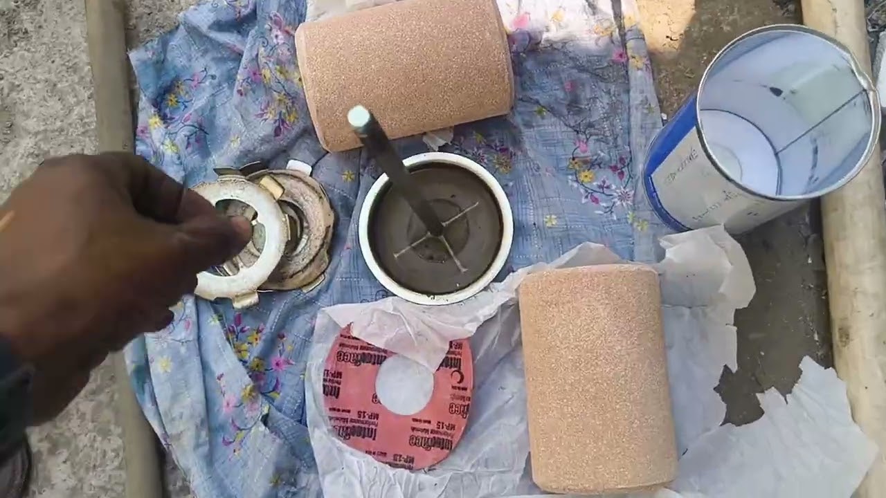 Air cool chiller diar filter oil filter change
