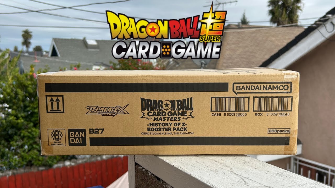 DRAGON BALL SUPER TCG CASE OPENING! (History Of Z))