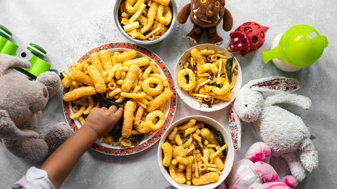 Kid-friendly Chevdo (Chivda) | Healthy Indian snack mix recipe