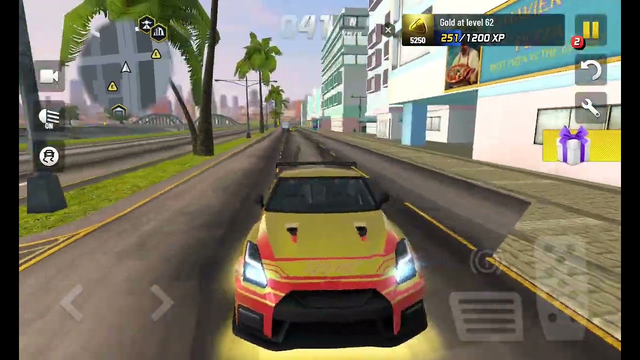 Driving a Nissan GTR