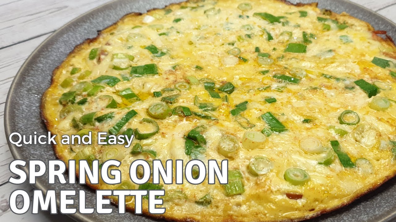 How to make a Tomato and Spring Onion Omelet | Spring Onion Omelette | Healthy Omelette