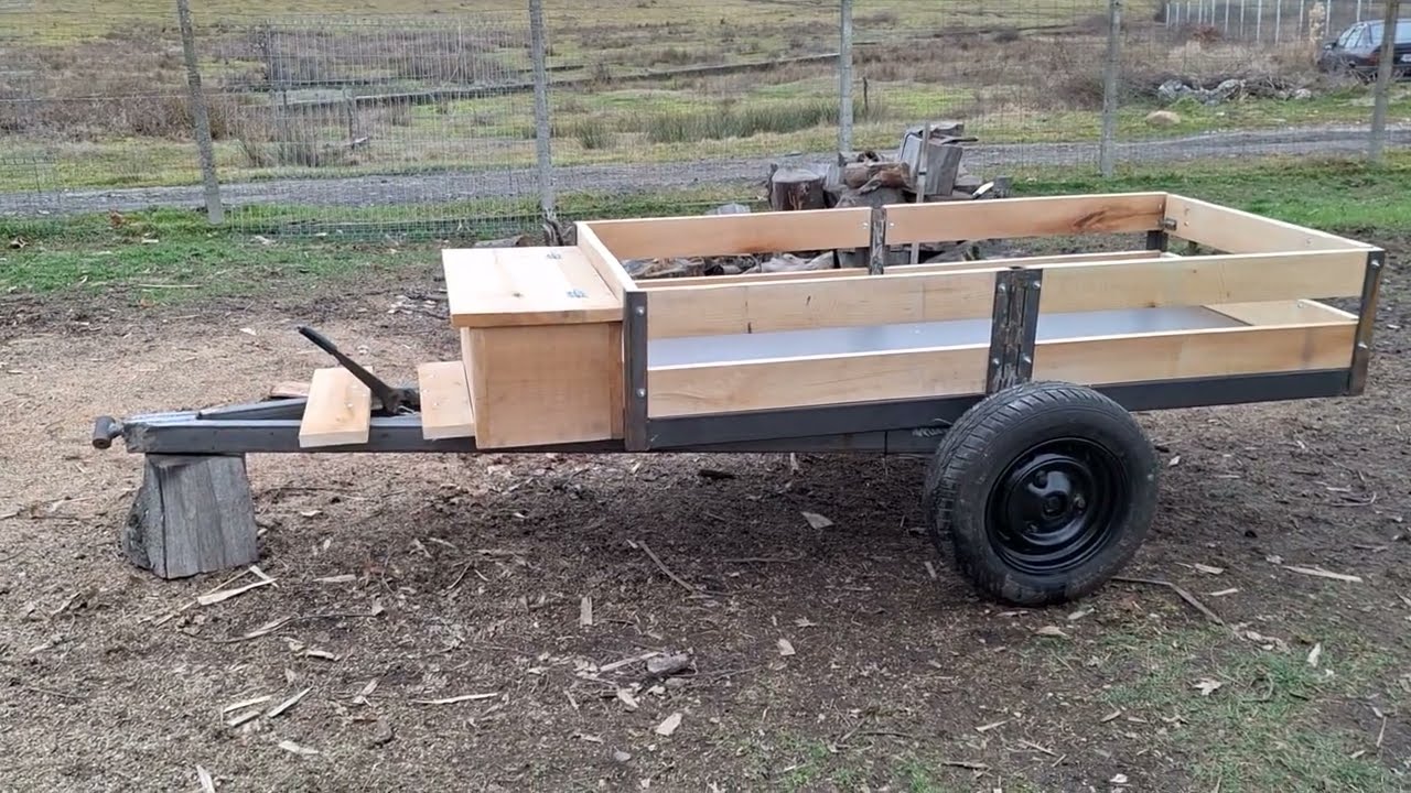 Remorca motocultor 2x1x0,5