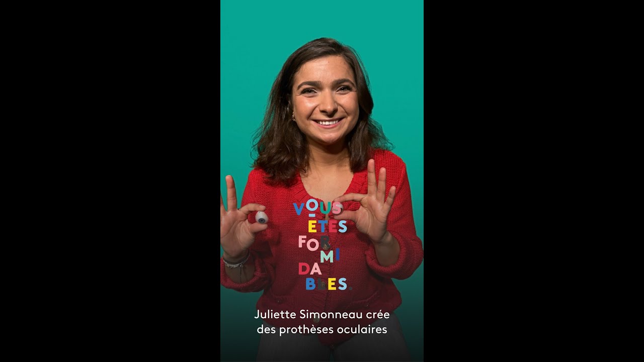 À 4 ans, Juliette perd un œil, à 27 ans, elle crée des prothèses oculaires