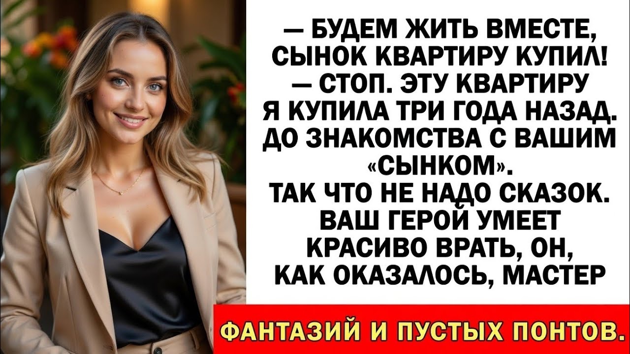 Ты решил поселить тут свою мамочку? Собирайтесь оба и исчезните! Это мой дом!