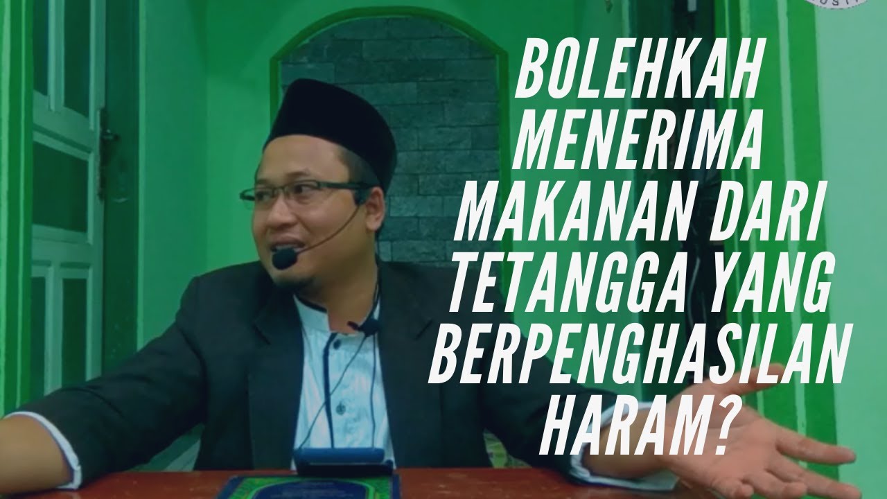 Hukum menerima makanan dari tetangga yang berpenghasilan haram