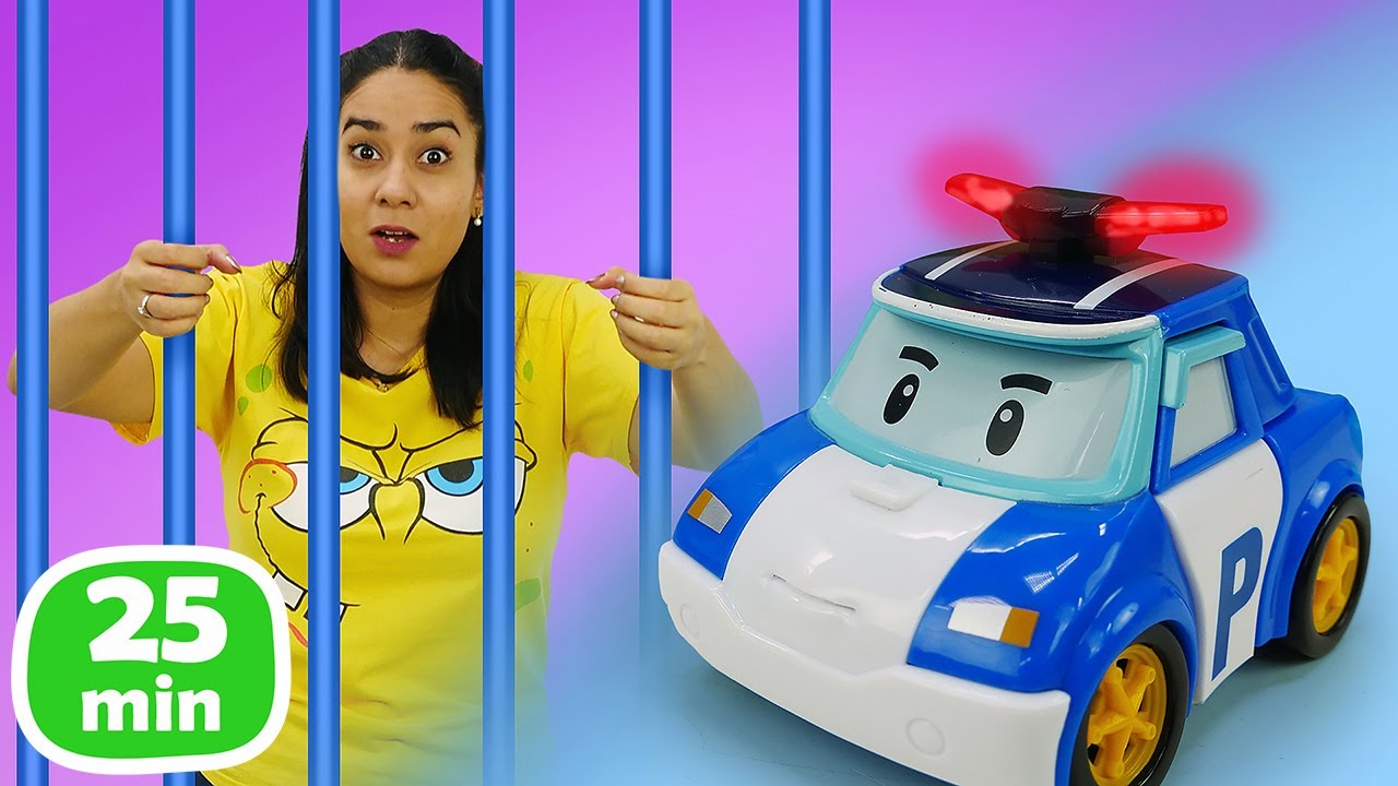 Valerias Lustige Schule Kompilation - Videos f&uuml;r Kinder mit der Paw Patrol und Robocar Poli.