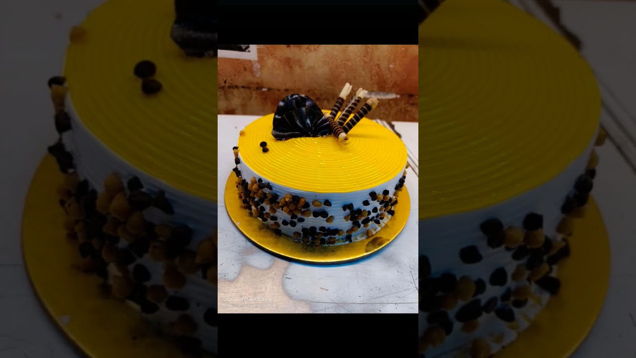 yellow gel chocolate cake design yellow cake design 