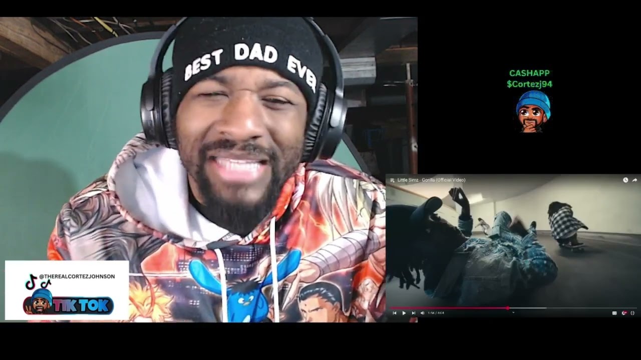 LITTLE SIMS SAID NO IM NOT GON SAY ITS FIRE WHEN ITS NOT!!! GORILLA REACTION