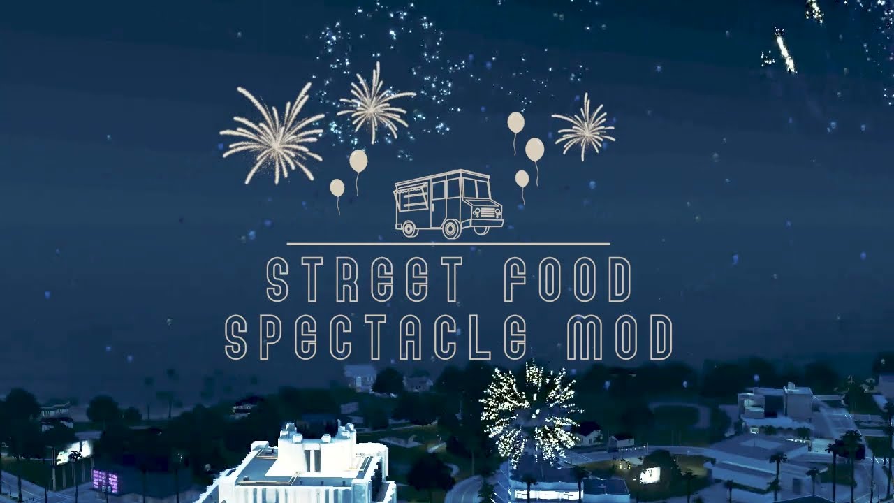🎈🍔 Street Food Spectacle mod for The Sims 3! 🍟🎉