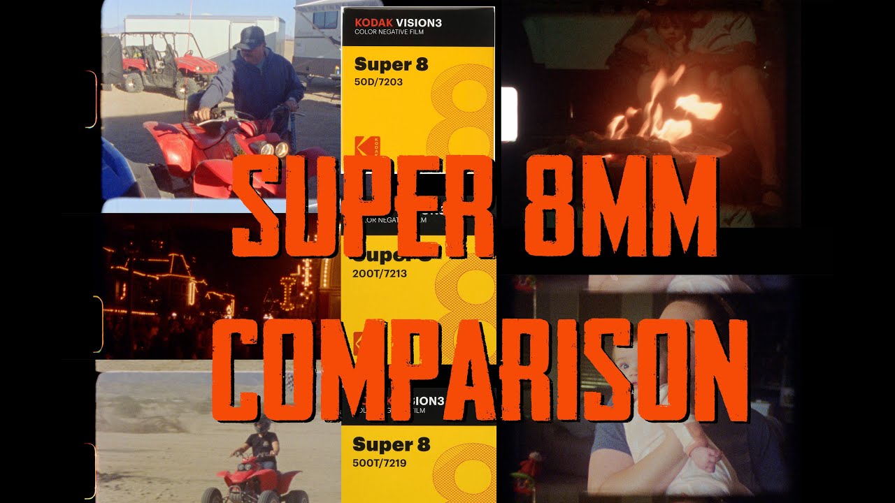 SUPER 8MM FILM COMPARISON