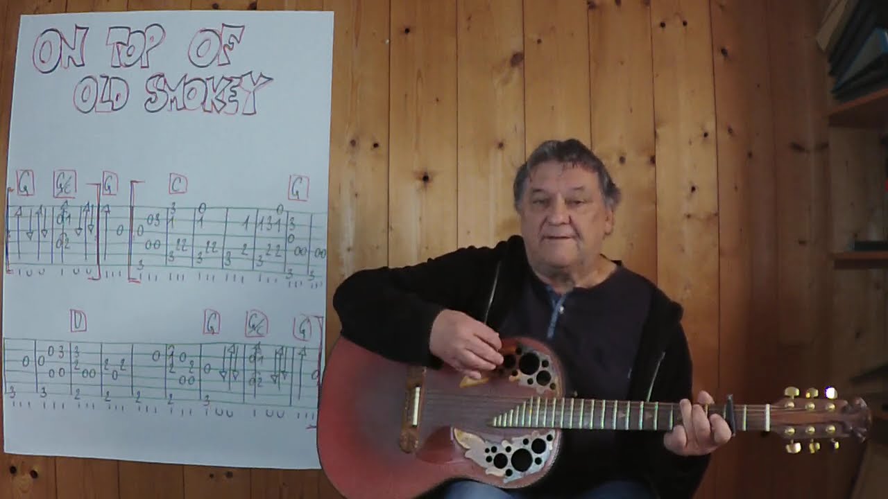 GUITAR Lesson # 750: ON TOP OF OLD SMOKEY (FOLKSONG)