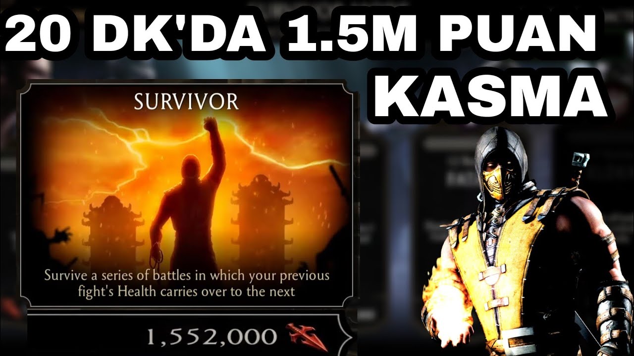 20 DK'DA 1.5 MİLYON PUAN KASMA🔥 | Survivor Mode Fatal | Mk Mobile | Phoentes