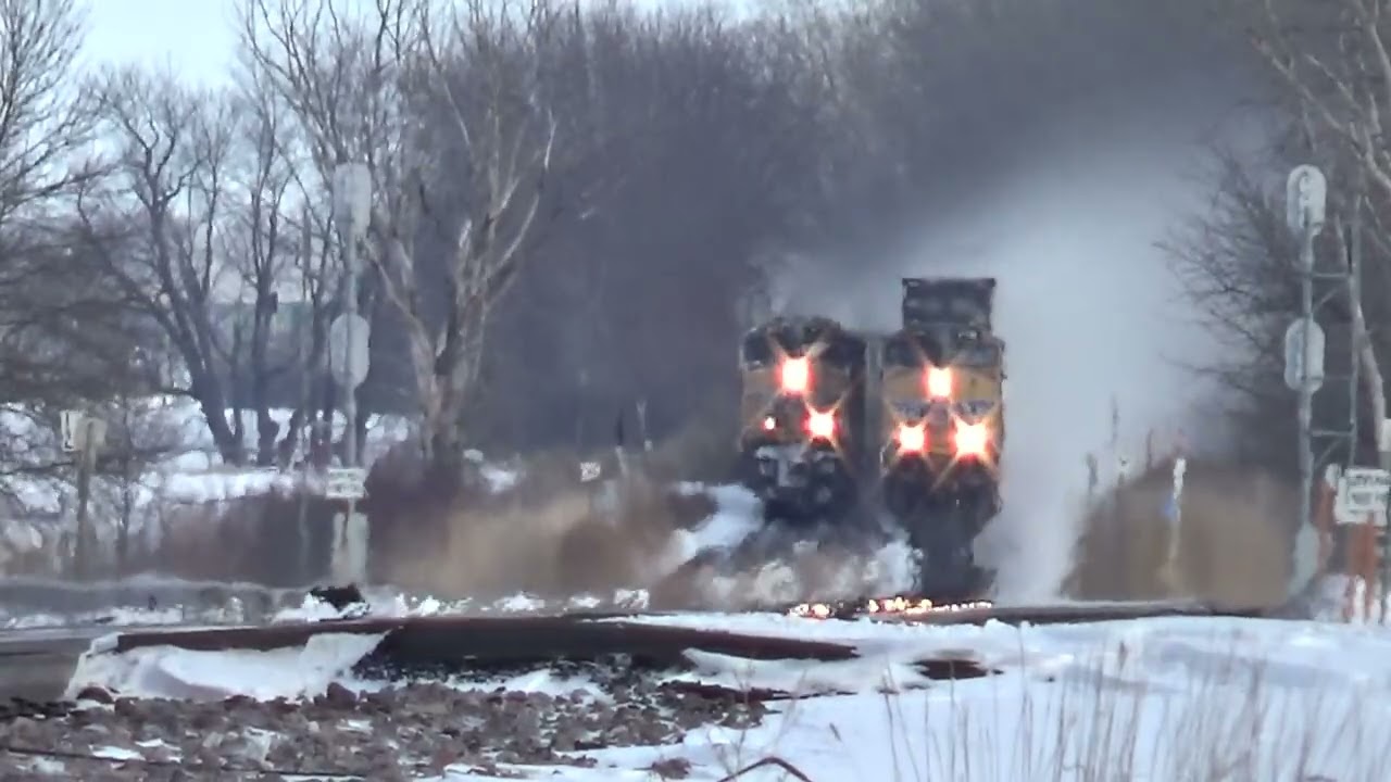 Two Busy Saturdays of Railfanning Around Watkins Iowa in Early 2019