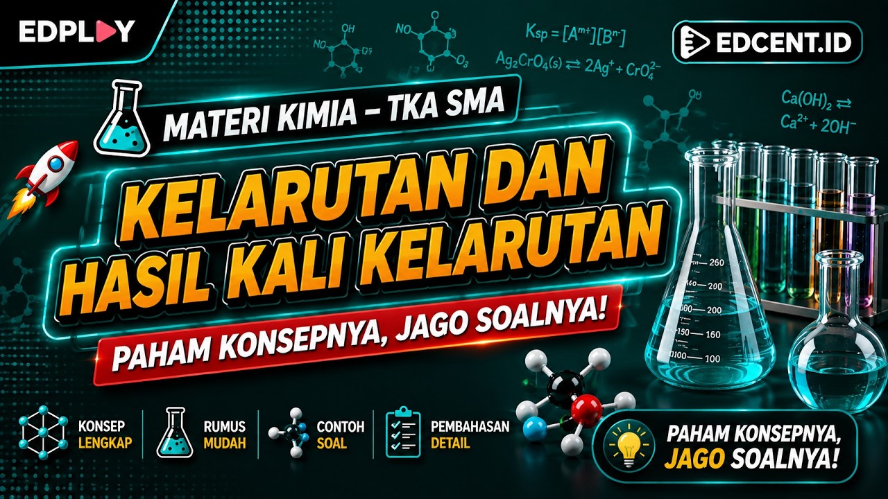 KELARUTAN DAN HASIL KALI KELARUTAN - KIMIA - MATERI UTBK SBMPTN DAN SIMAK UI