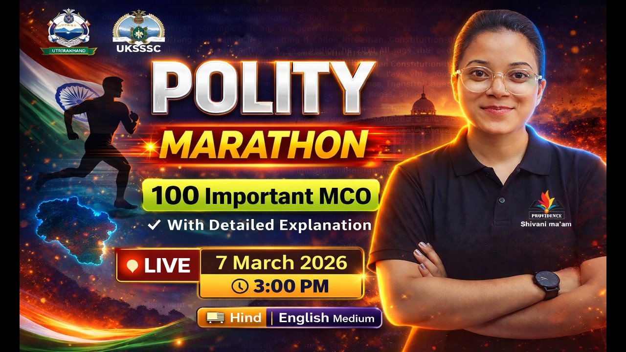 🔥 Polity Marathon Class | 100 Important MCQs | Complete One Shot Revision | Shivani Mam