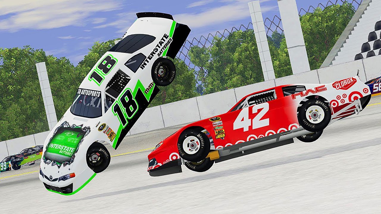 NASCAR Racing Crashes #6 | BeamNG Drive