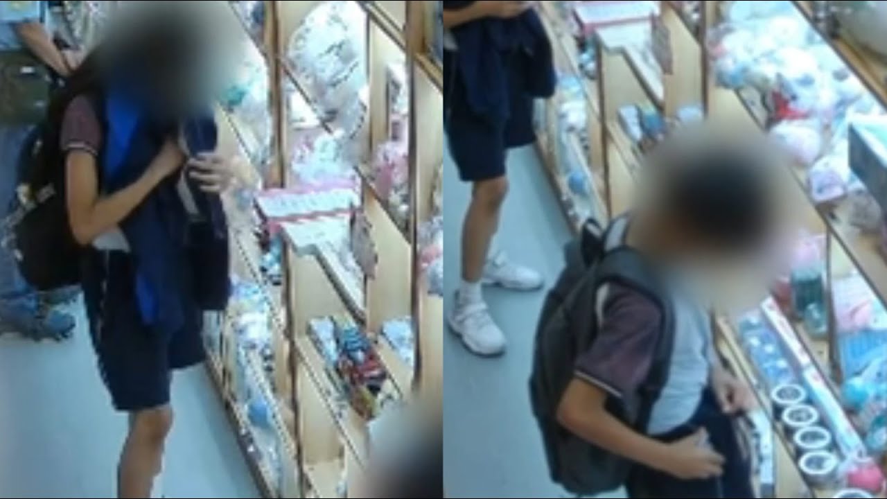 東張西望｜兩身穿校服小朋友格仔舖偷竊  店主不想報警處理望歸還所偷物品｜格仔舖｜失竊｜南亞裔小朋友｜葵盛東｜黎寬怡
