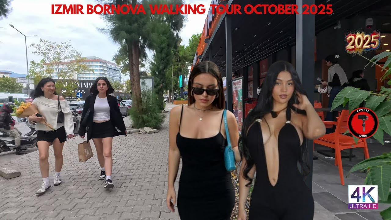 Bornova City Center Walking Tour | Izmir Turkey | November 7, 2025 [4K HD]