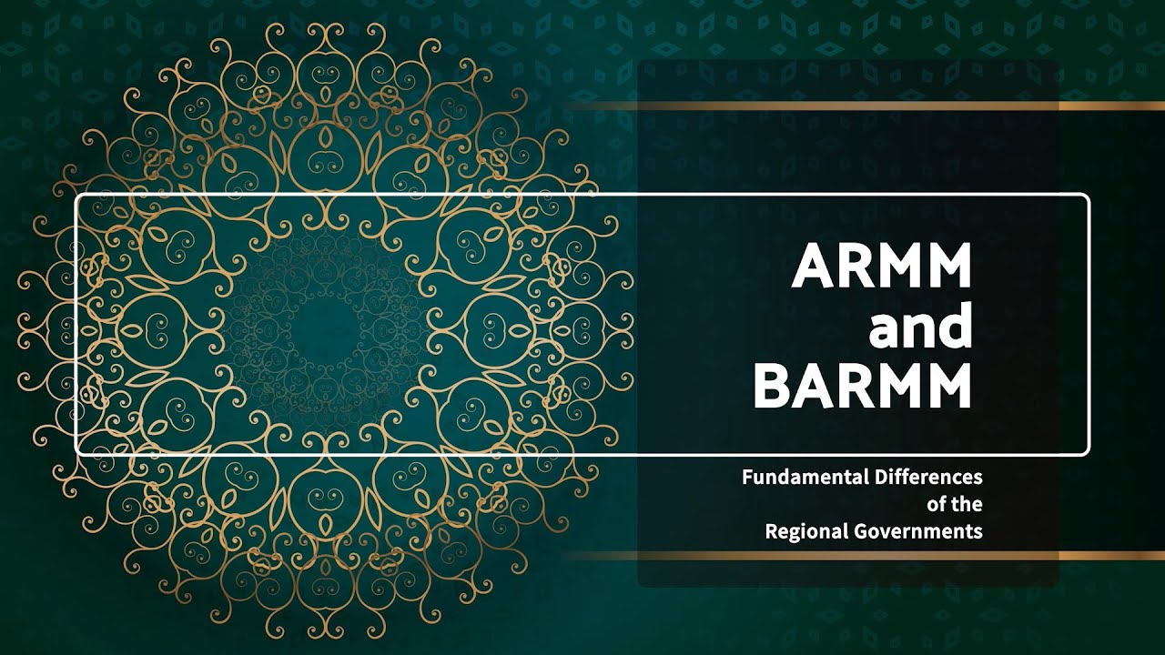 ARMM and BARMM - Fundamental differences of the Regional Governments (English Sub)