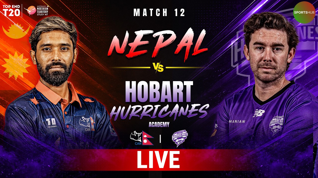 LIVE | Nepal vs Hurricanes | Match 12 | Top End T20 2026 | ZP1J