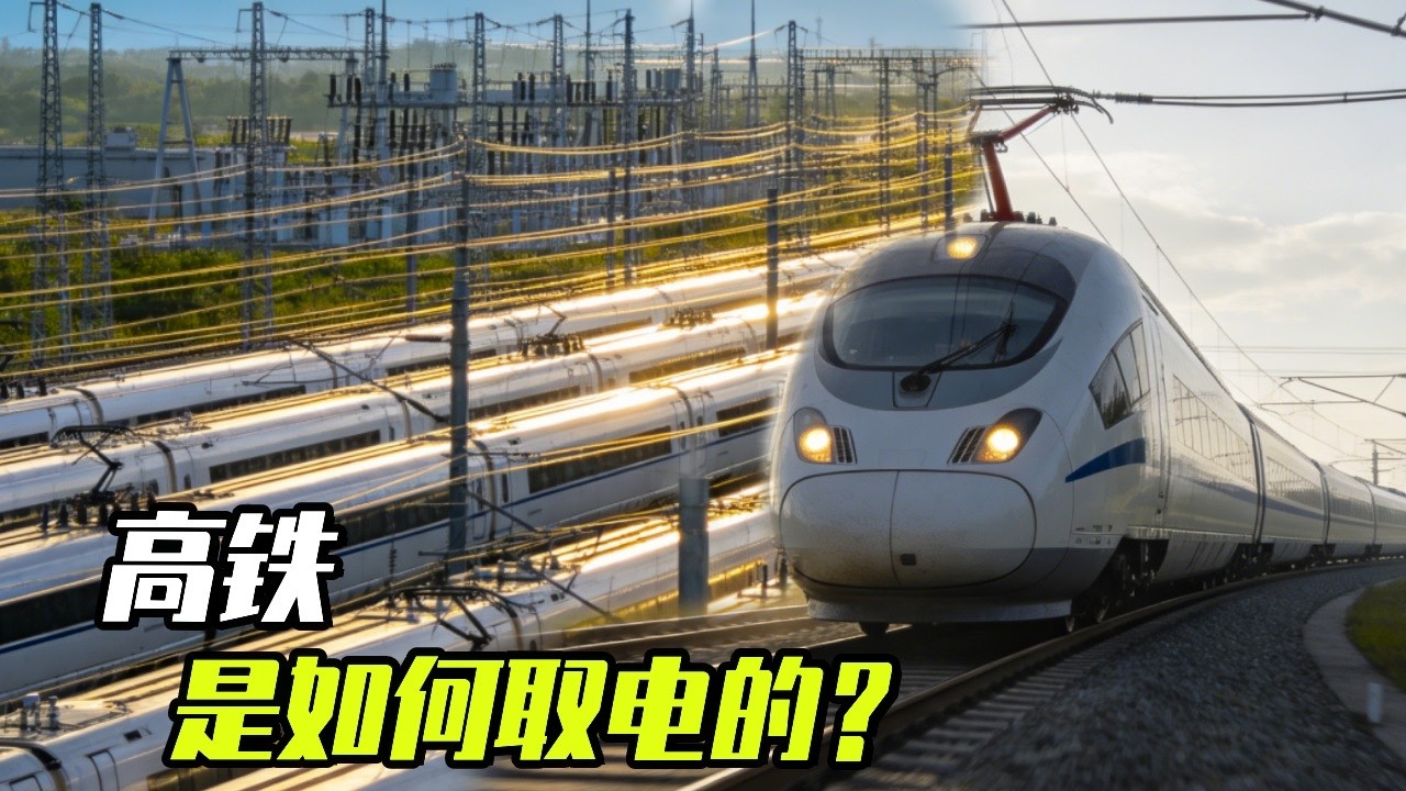 高铁是如何取电的？怎么才能做到既取到了电，又省了钱？【科学火箭叔】