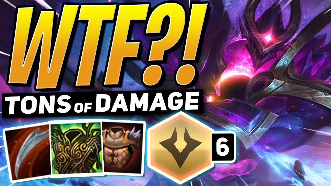 6 DARK STAR TEAM - INSANE DAMAGE! - TFT SET 3 GAMEPLAY! | Teamfight Tactics | League of Legends