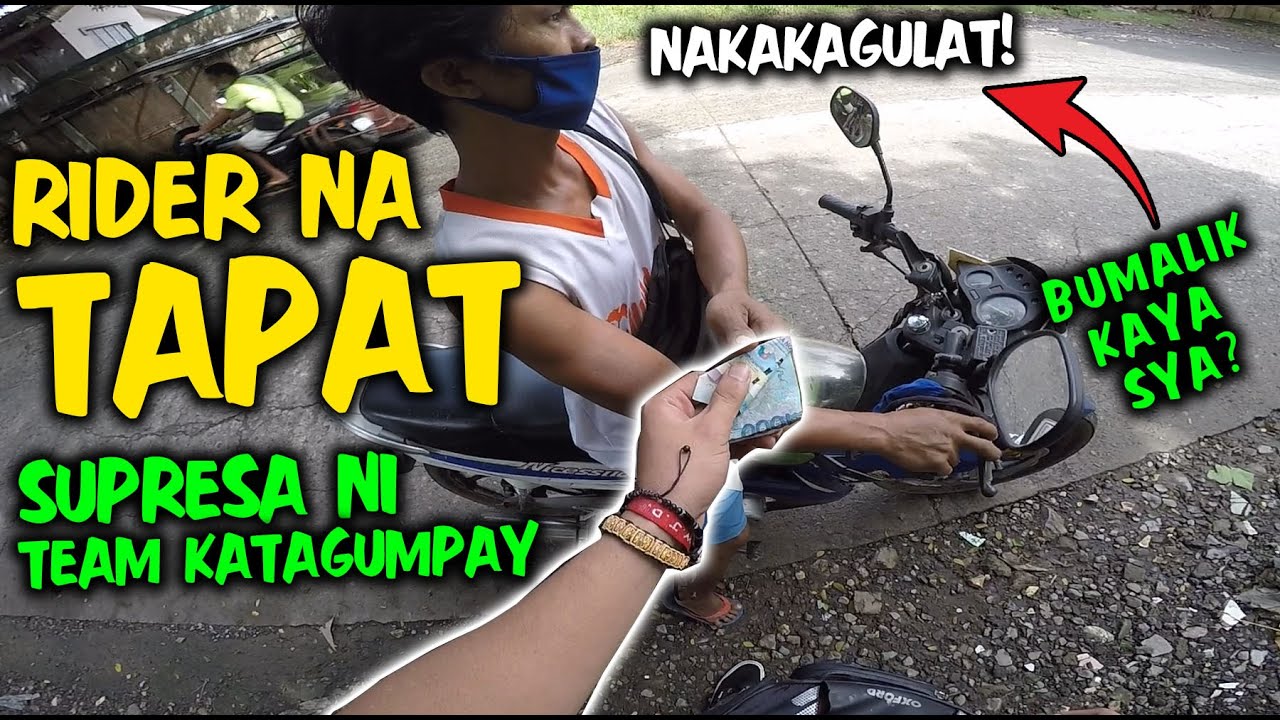 TAPAT NA RIDER BINIGYAN NG EVO HELMET NI TEAM KATAGUMPAY