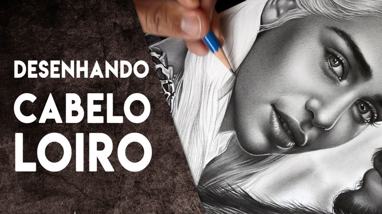 COMO DESENHAR CABELO LOIRO