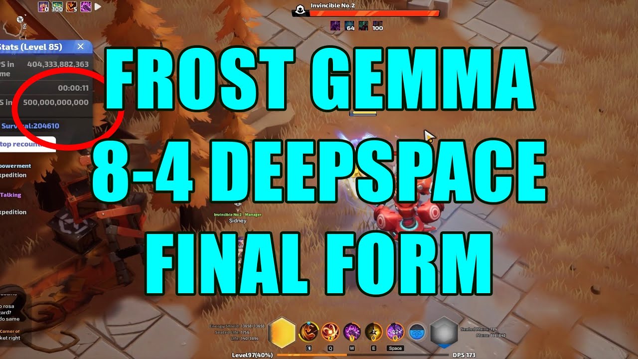 Frostbitten Gemma COC Frost Terra 500B Tanky Version - Deep Space 8-4 Final Form - TLI SS3