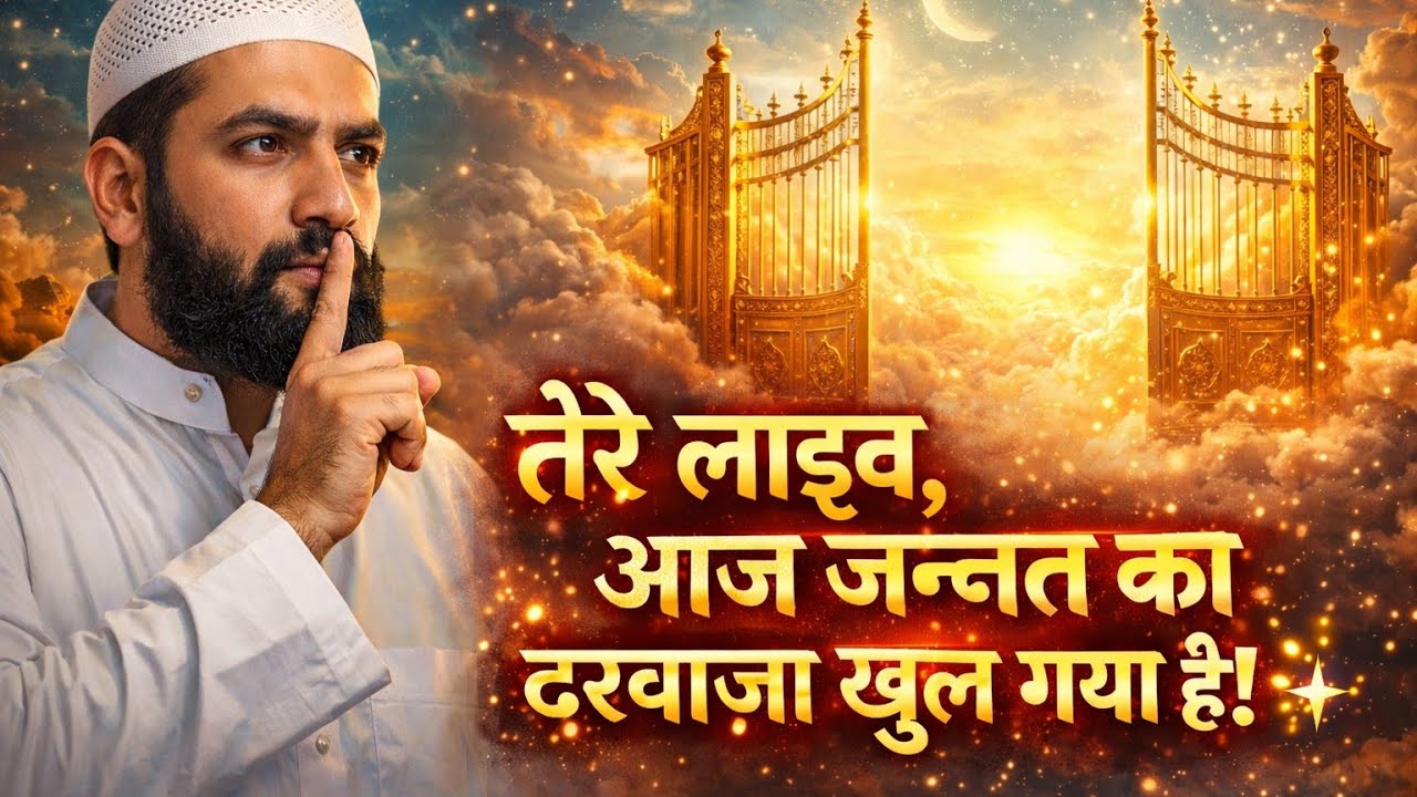 ✅06/01/26 Tere liye aaj Jannat ka darwaza khul gaya hai… 🌙 #amine 