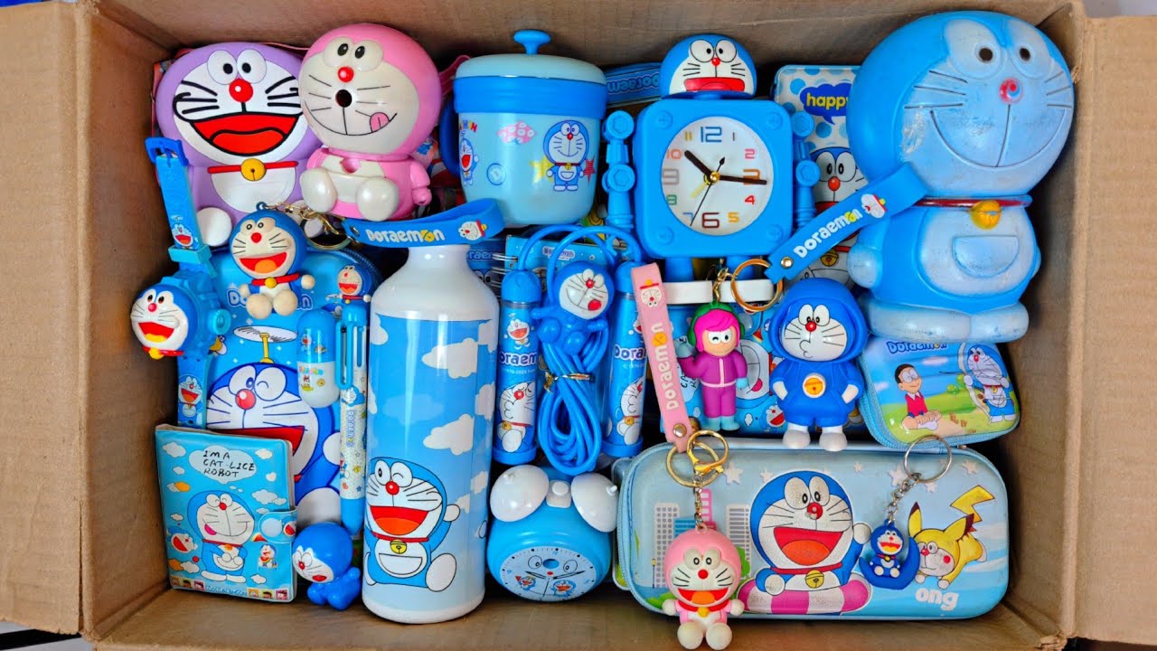 doraemon toys & stationery - doraemon pencil case, multicolour ballpen, eraser, sharpener, rc plane
