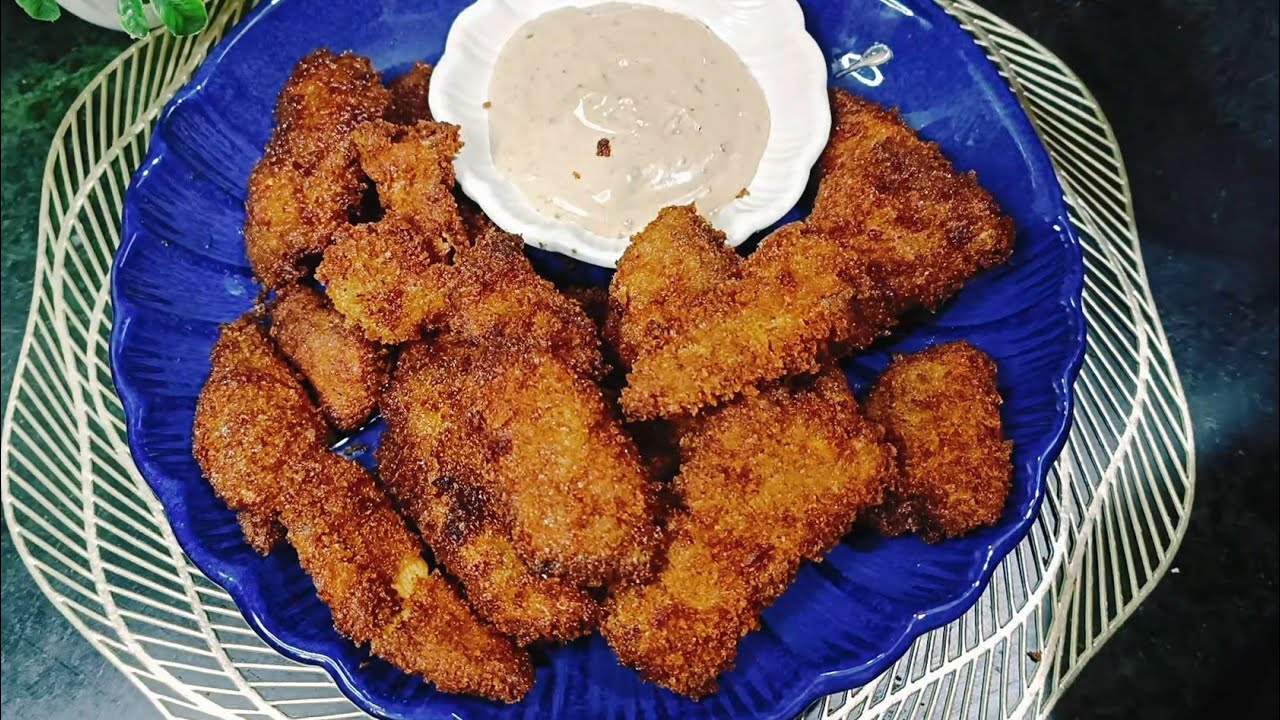 Chicken Fingers Recipe | Ramadan Special Chicken fingers strips recipe | Cook with Falku 