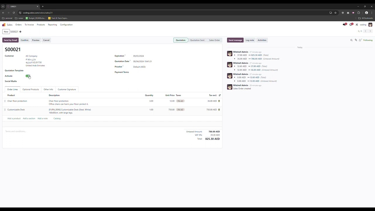 How to Create a field and Control It Using Toggle Button With Odoo Studio