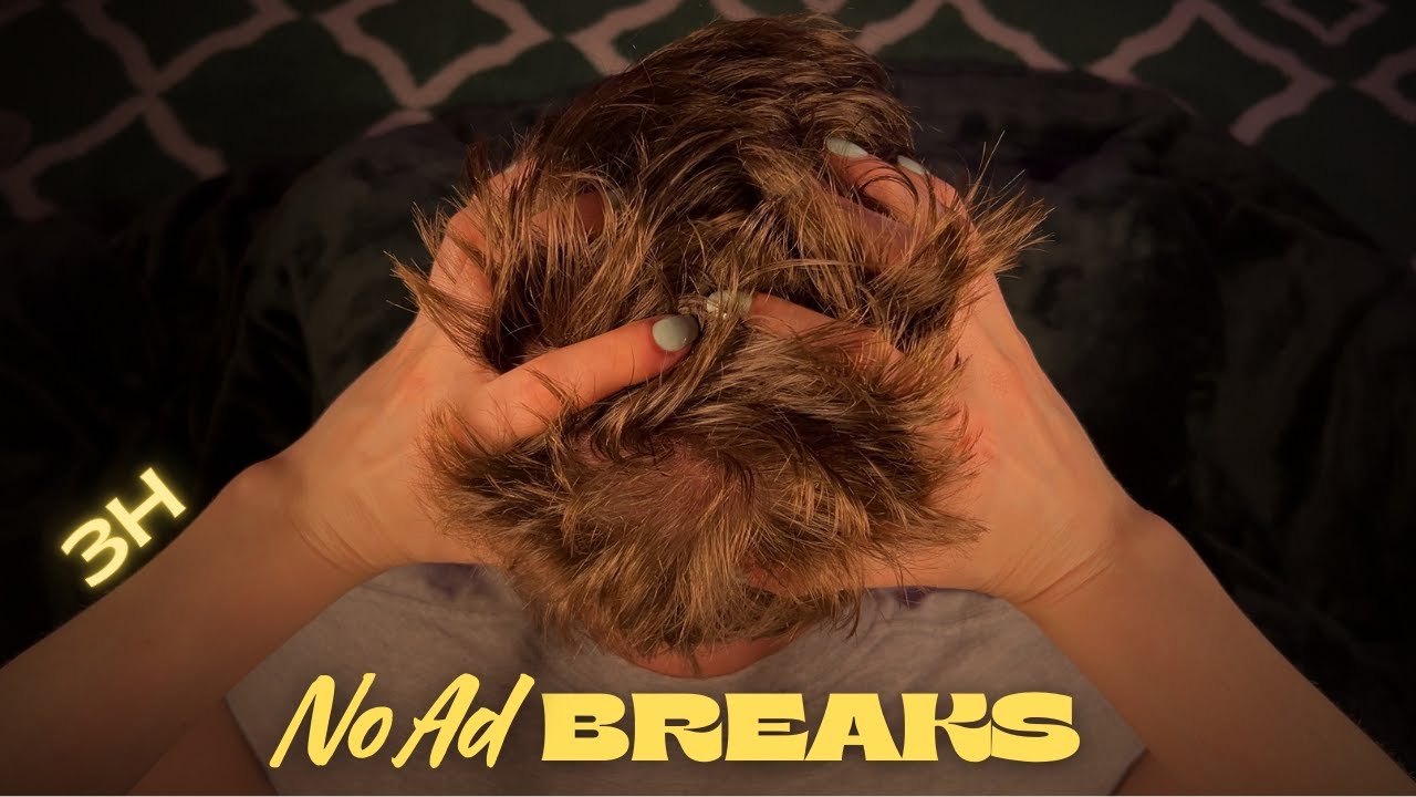 Fast & Aggressive Scalp Scratching ASMR | 3 Hours for Deep Relaxation & Sleep