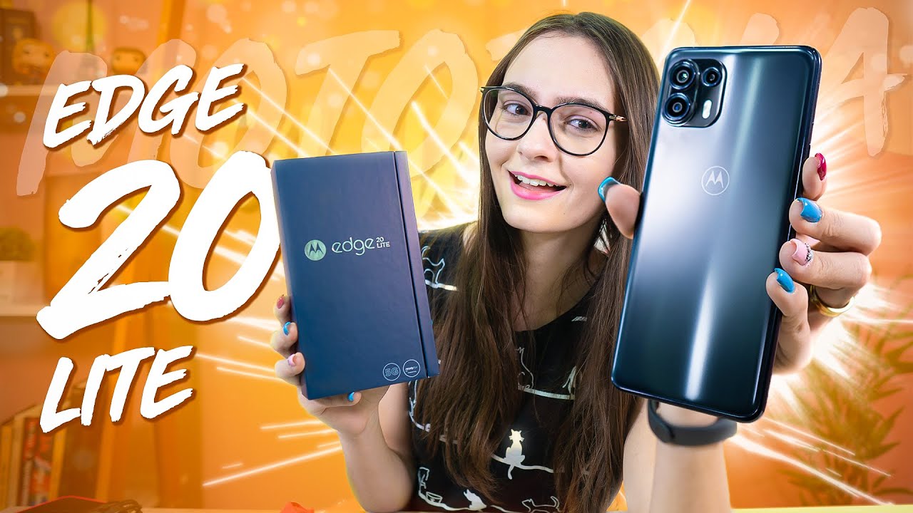 MOTOROLA EDGE 20 LITE - CÂMERA de 108MP, TELA de 90HZ e mais! UNBOXING E PRIMEIRAS IMPRESSÕES!