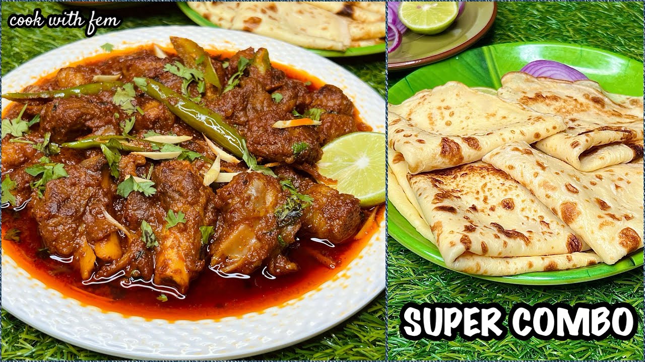 IFTAR PARTY COMBO - BHUNA MUTTON KADAHI With Instant MILKY PARATHA Jo Bhi Khaye Bus Ungliyan Chatega