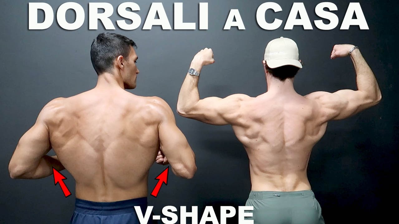 CIRCUITO DORSALI ENORMI IN 10 MINUTI! ALLENAMENTO DORSO IN CASA SENZA ATTREZZI! SENZA LA SBARRA!
