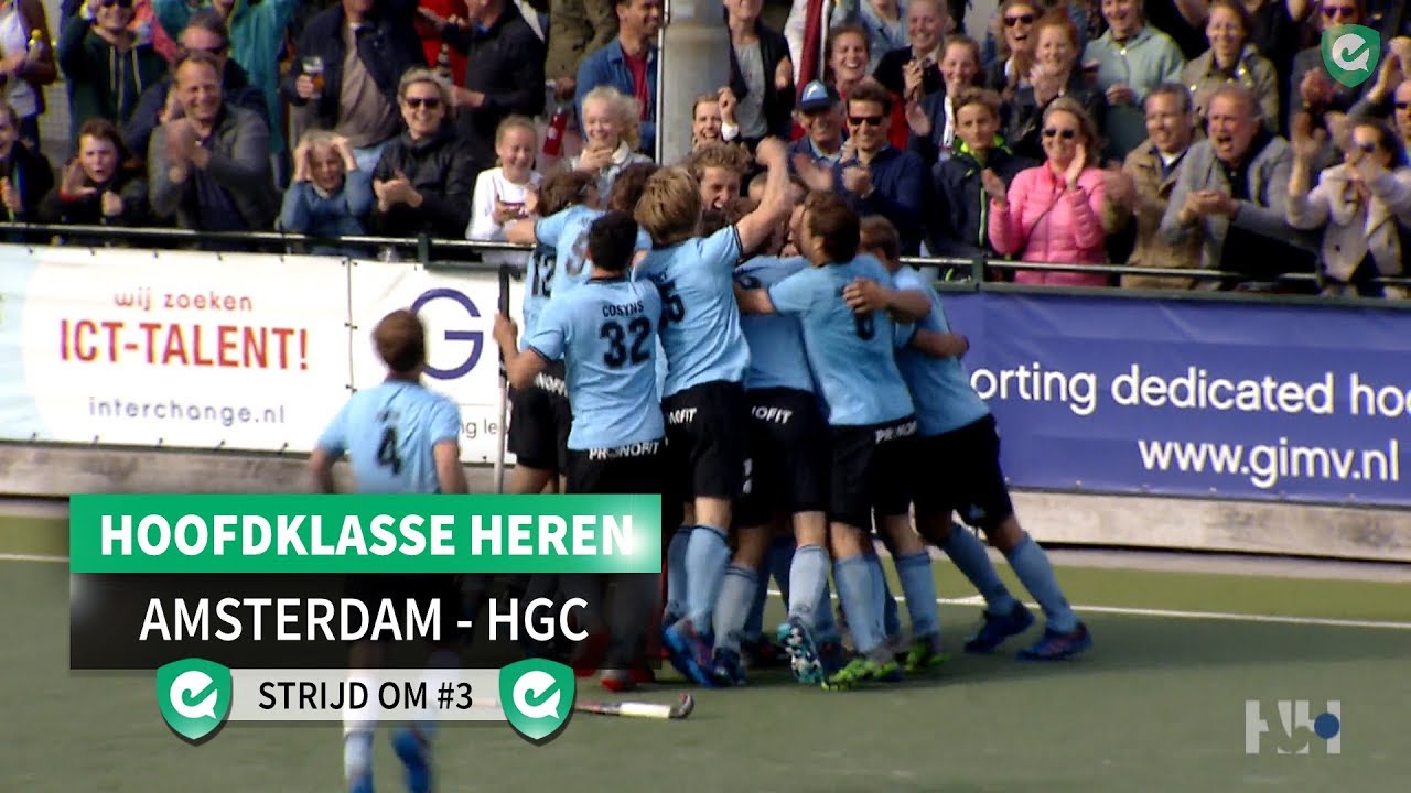 Hoofdklasse Heren: Strijd om plek 3 - Amsterdam - HGC