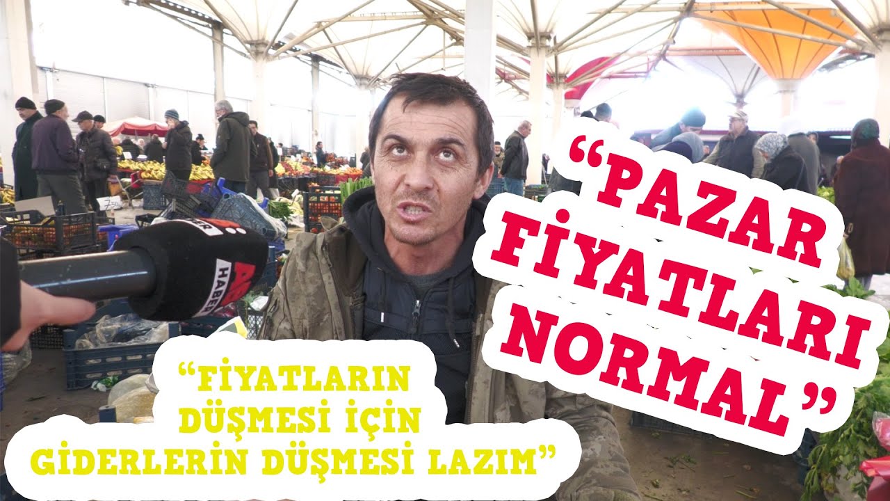Konya'da Pazar Fiyatları ne durumda?/ Esnaf Vatandaş röportajı#sondakika