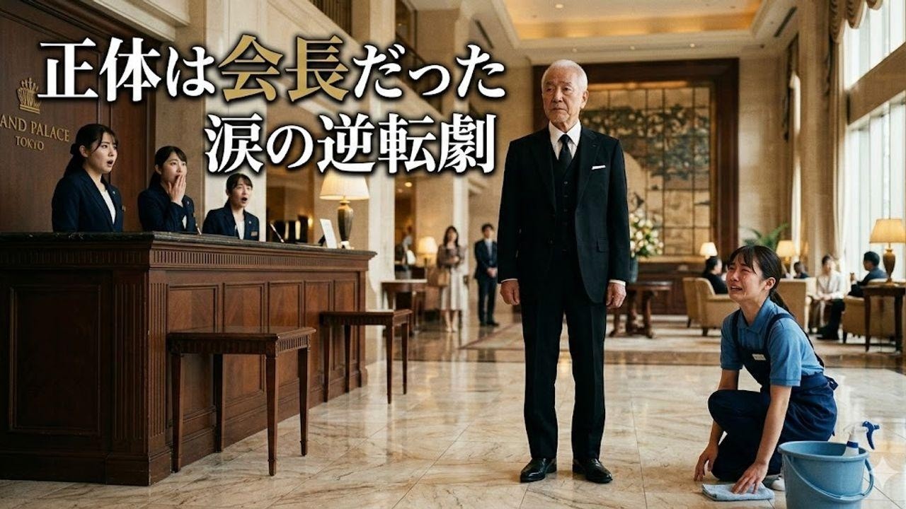「明日から来なくていい」突然のクビ。清掃員の私が助けた老人の“正体”に涙