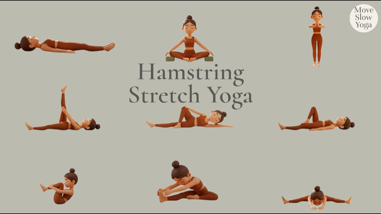 🧘‍♀️ Hip & Hamstring Stretch Yoga & Deep Release & Flexibility (5–6 Minutes).