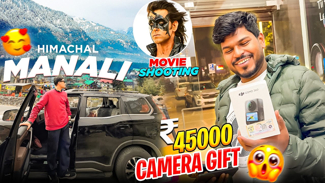 Delhi to MANALI || 45000 ko gamera Gift || MRB Vlog ||