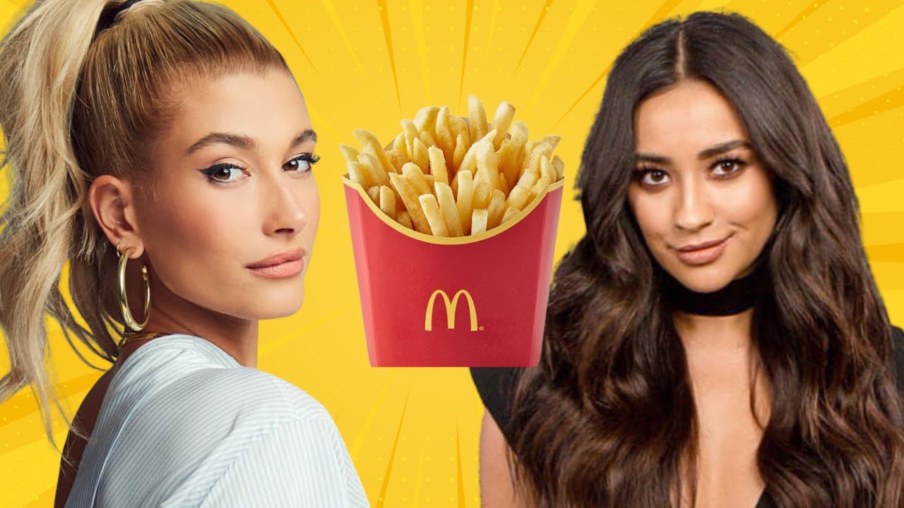 Hailey Bieber and Shay Mitchell did a French Fry Challenge