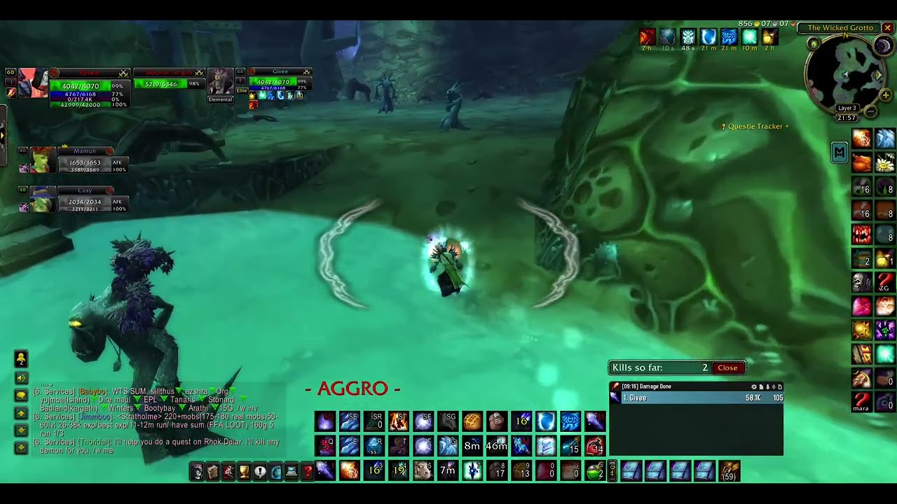 Mara boost , 300+ mobs with Zanza, WoW 20th Anniversary Realms.