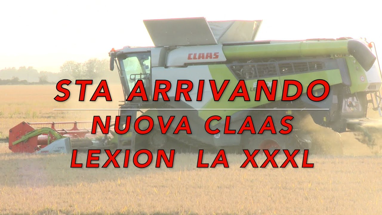 Claas Lexion 8800 barra 770 cerio la XXXL raccogliene riso a novara