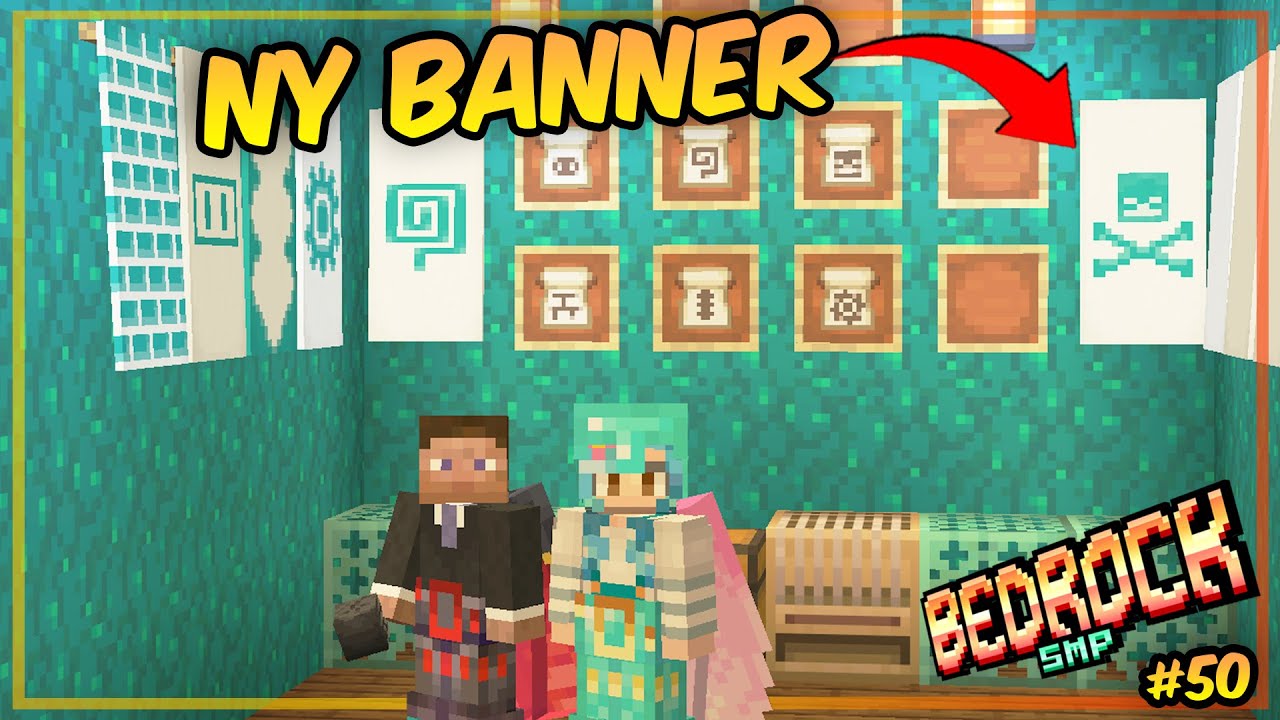 HJÄLPER MAMMA MED NY BANNER I MINECRAFT - BEDROCK SMP - S2 | #50