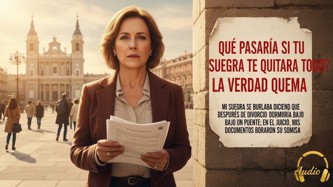 MI SUEGRA SE BURLÓ DICIENDO QUE TRAS EL DIVORCIO DORMIRÍA BAJO UN PUENTE; EN EL JUICIO, MIS......