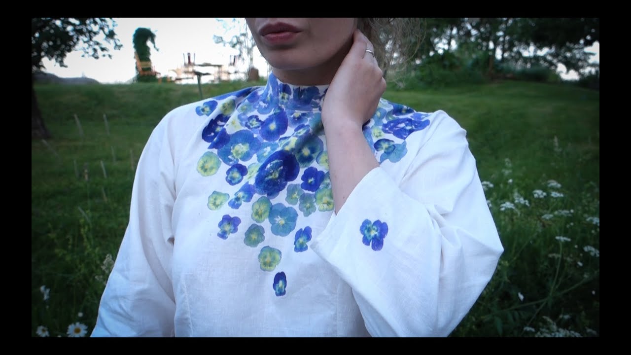 Hapa Zome | Breathtaking Japanese mechanical flower print technique | Natural dye